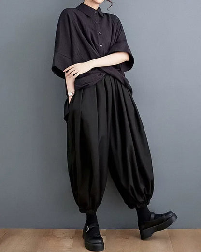Chic Wide-Legged Women's Pants -  viscose womens pants - Chic Wide-Legged Women's Pants for Modern Wear