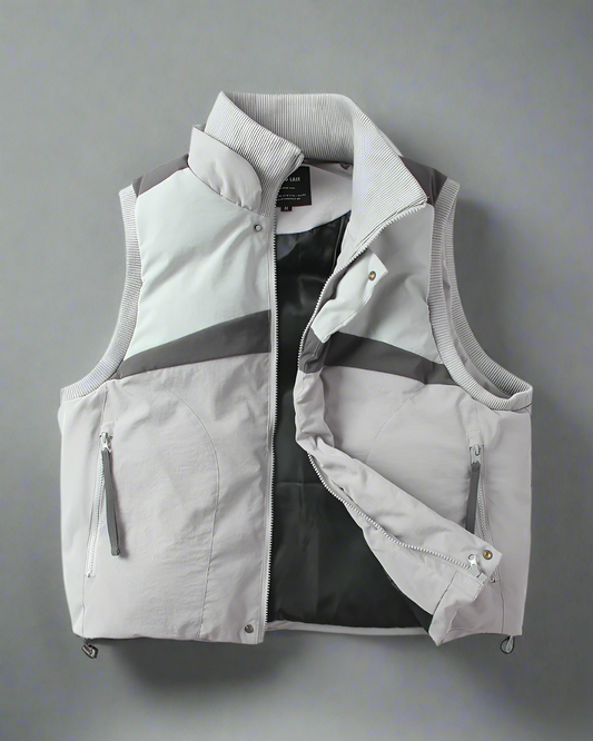 Chic Winter Cotton Vest - comfortable winter vest - Stylish Winter Cotton Vest for Outdoor Comfort