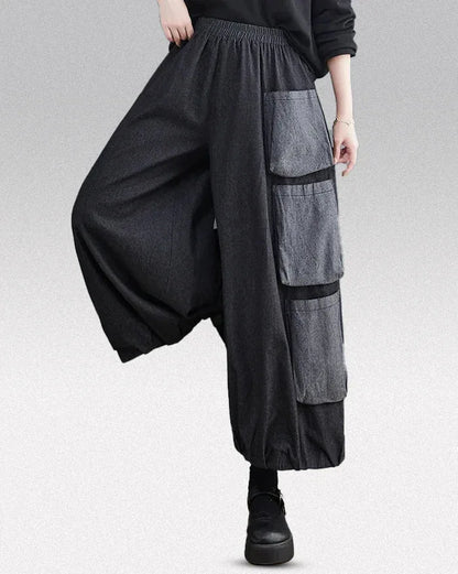 Chic Women's Hakama Pants - comfortable women's pants - Stylish Women's Hakama Pants for Modern Looks