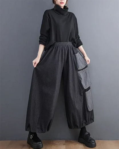 Chic Women's Hakama Pants -  modern style - Stylish Women's Hakama Pants for Modern Looks
