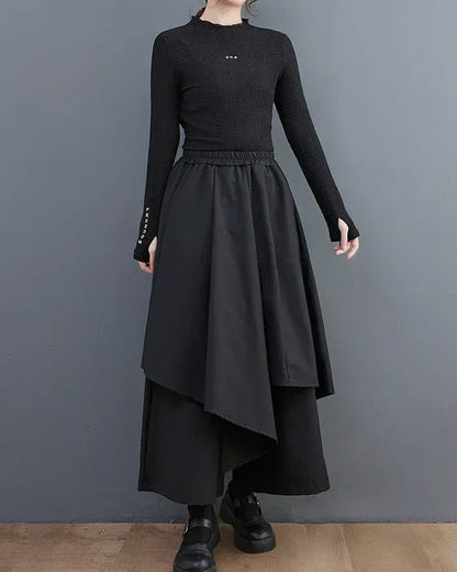 Chic Women's Hakama Pants -  stylish pants - Chic Women's Hakama Pants for Stylish Comfort