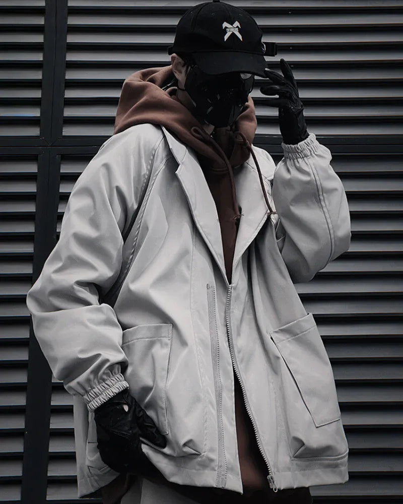 Chic Zip-Up Unisex Jacket -  everyday wear jacket - Chic Zip-Up Unisex Jacket for Everyday Wear