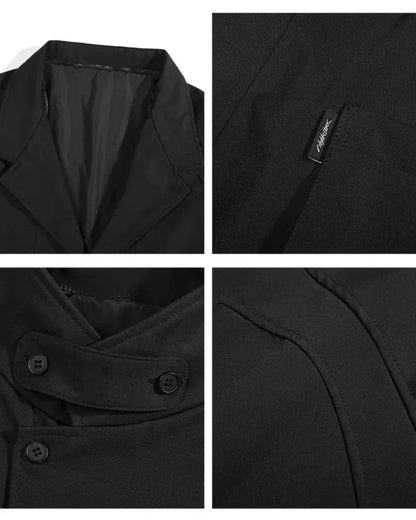 Chic Zip-Up Unisex Jacket - futuristic techwear jacket - Chic Zip-Up Unisex Jacket for Everyday Wear
