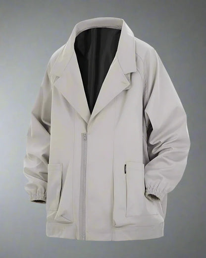 Chic Zip-Up Unisex Jacket -  unisex jacket - Chic Zip-Up Unisex Jacket for Everyday Wear