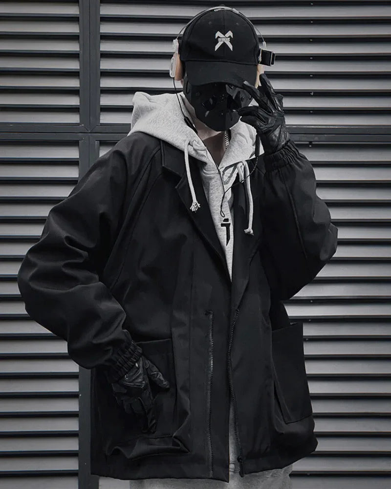 Chic Zip-Up Unisex Jacket - zip-up jacket - Chic Zip-Up Unisex Jacket for Everyday Wear