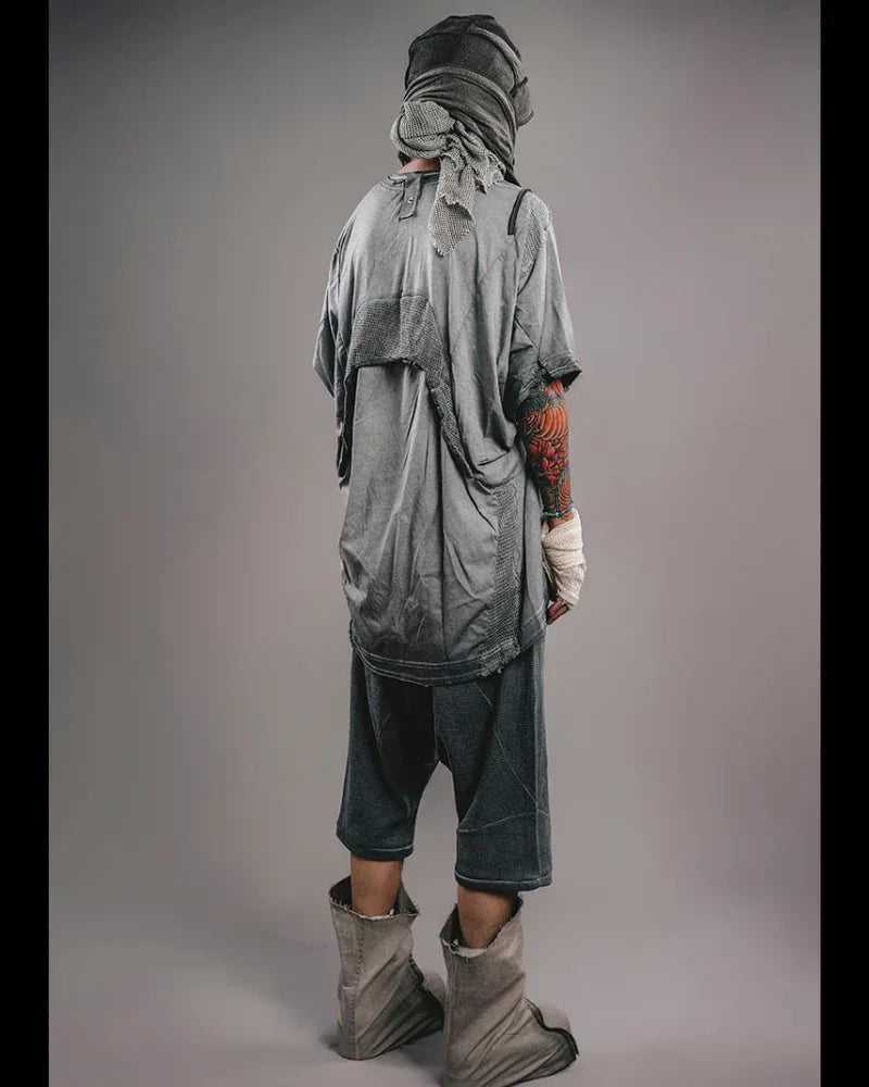 Chill Breeze Quick-Dry Top -  gray top - Chill Breeze Quick-Dry Cotton Top in Gray