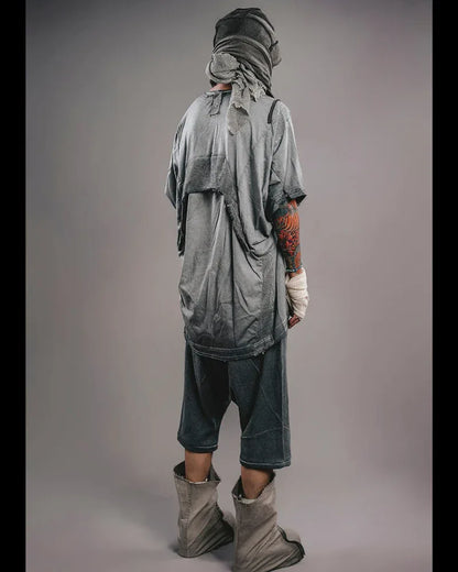 Chill Breeze Quick-Dry Top -  gray top - Chill Breeze Quick-Dry Cotton Top in Gray