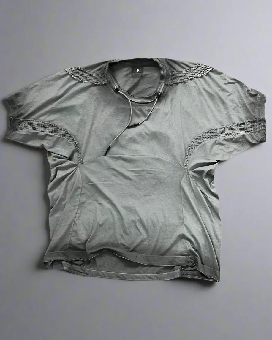 Chill Breeze Quick-Dry Top - stylish cotton top - Chill Breeze Quick-Dry Cotton Top in Gray