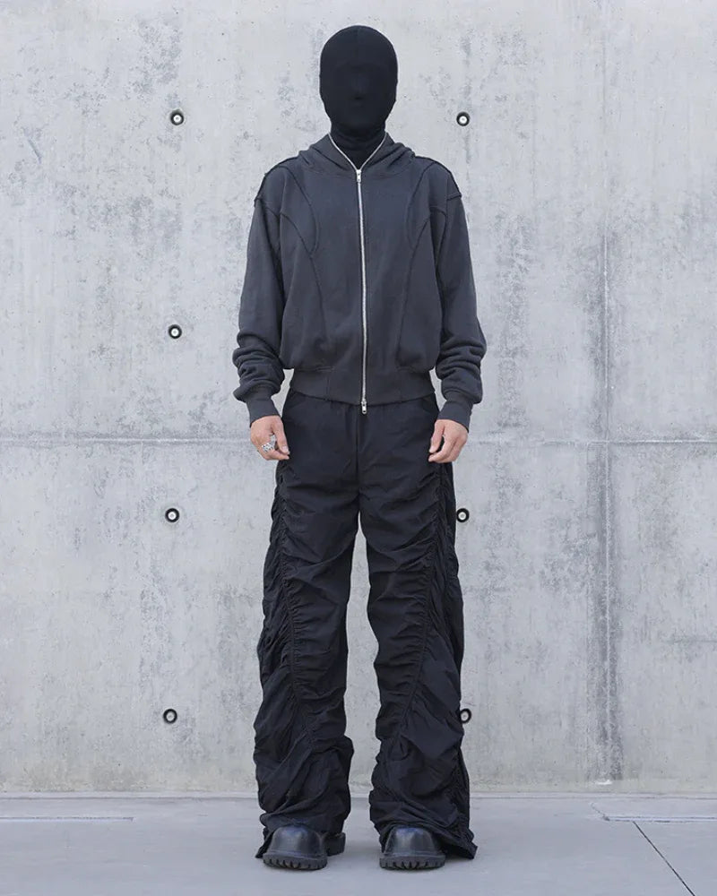 City Chic Masked Hoodie -  cyberpunk - Masked Hoodie for Urban Style Enthusiasts