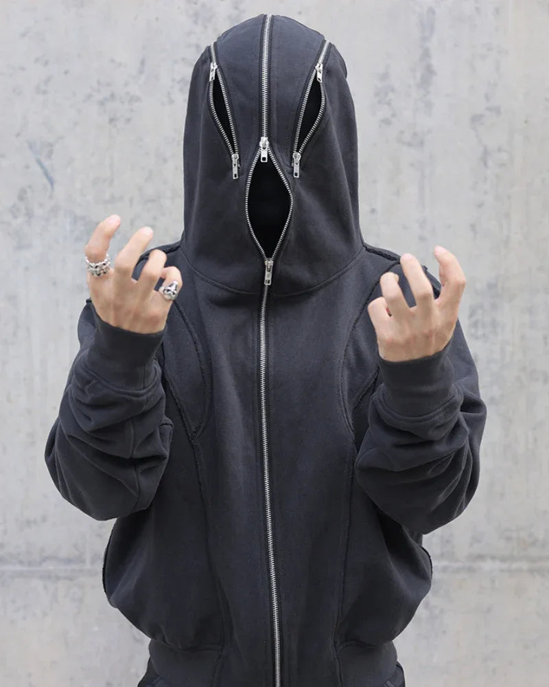 City Chic Masked Hoodie - masked hoodie - Masked Hoodie for Urban Style Enthusiasts