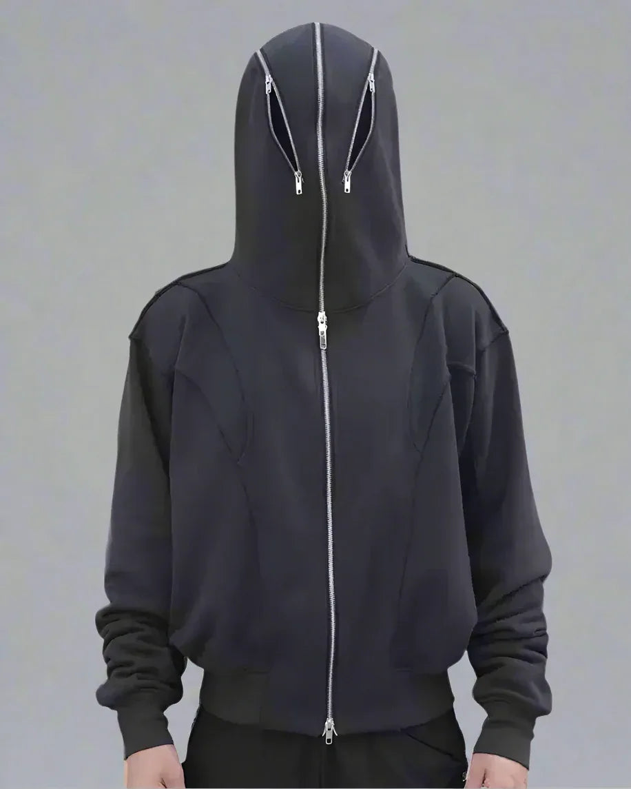 City Chic Masked Hoodie - masked hoodie - Masked Hoodie for Urban Style Enthusiasts