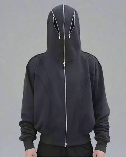 City Chic Masked Hoodie - masked hoodie - Masked Hoodie for Urban Style Enthusiasts