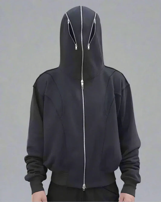 City Chic Masked Hoodie - masked hoodie - Masked Hoodie for Urban Style Enthusiasts