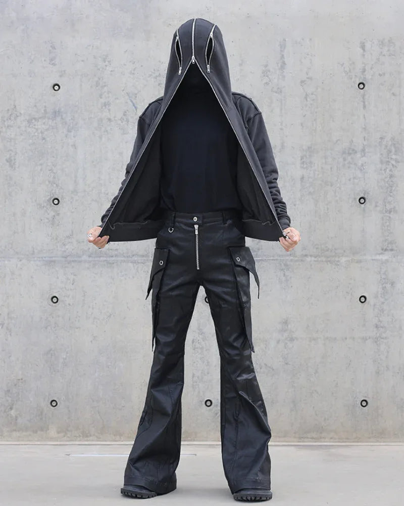 City Chic Masked Hoodie -  techwear - Masked Hoodie for Urban Style Enthusiasts