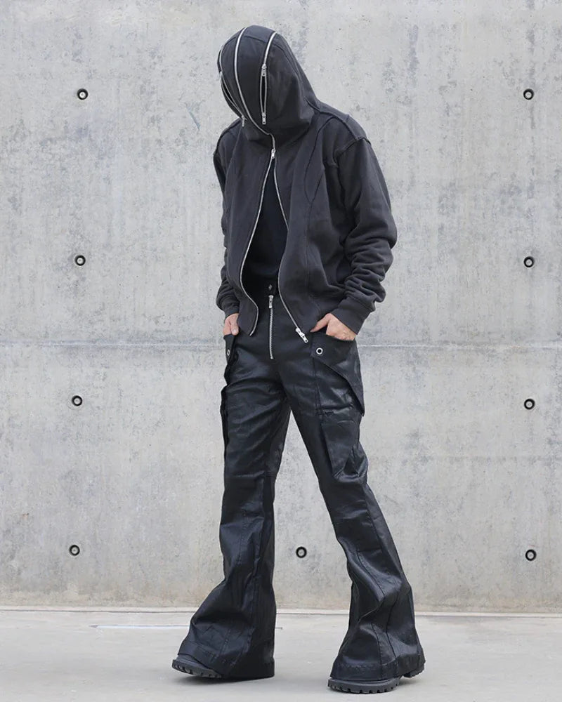 City Chic Masked Hoodie -  unique hoodie design - Masked Hoodie for Urban Style Enthusiasts