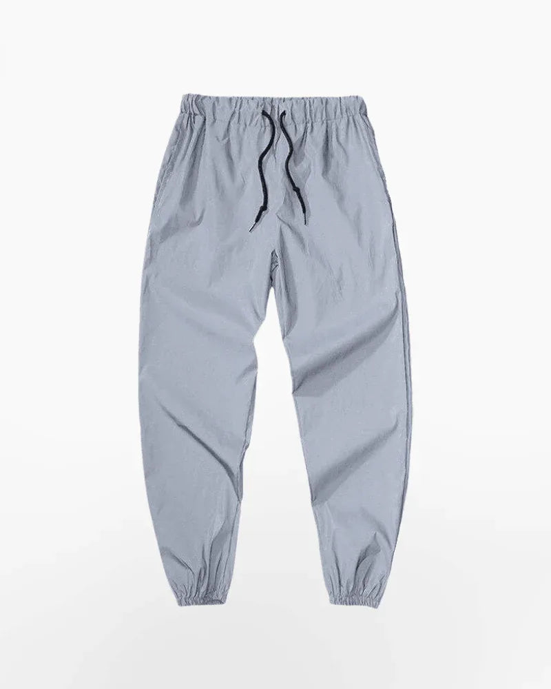 City Glide Reflective Tech Trousers -  comfortable techwear trousers - Reflective Tech Trousers for Everyday Style