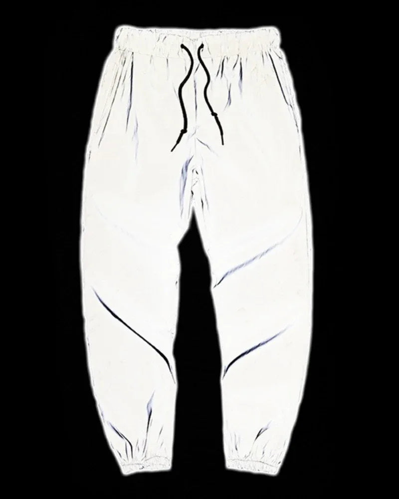 City Glide Reflective Tech Trousers -  gray pants - Reflective Tech Trousers for Everyday Style