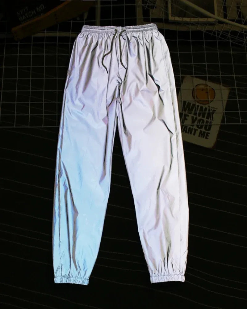 City Glide Reflective Tech Trousers -  outdoor cargo trousers - Reflective Tech Trousers for Everyday Style