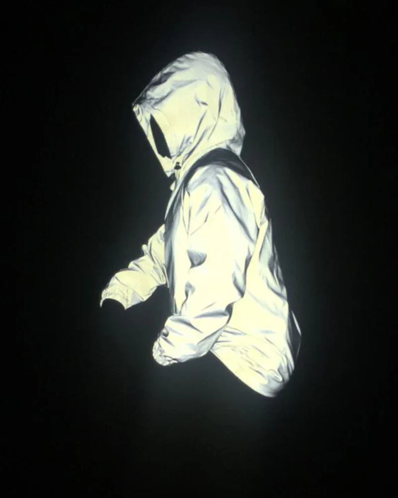 City Glow Tech Jacket -  hooded jacket - Urban Reflective Tech Jacket for Style and Comfort