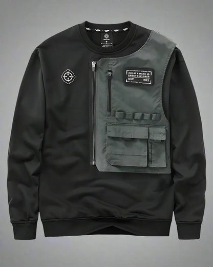 City Ready Layered Hoodie - comfortable techwear - Layered Hoodie for Stylish Everyday Comfort