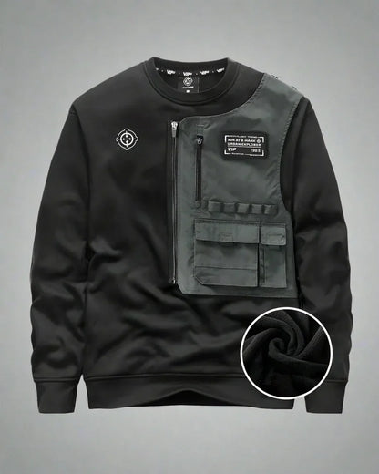 City Ready Layered Hoodie -  daily wear - Layered Hoodie for Stylish Everyday Comfort
