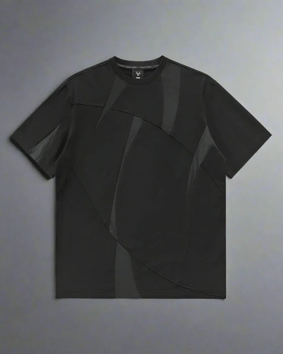 City Style Geometric Tee - techwear-core - City Style Geometric Tee for Daily Wear
