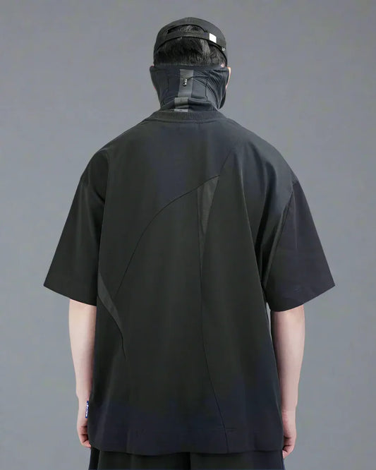 City Style Geometric Tee - techwear t-shirt - City Style Geometric Tee for Daily Wear