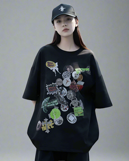 City Vibes Graffiti Tee - graffiti tee - Urban Style Graffiti Graphic T-Shirt