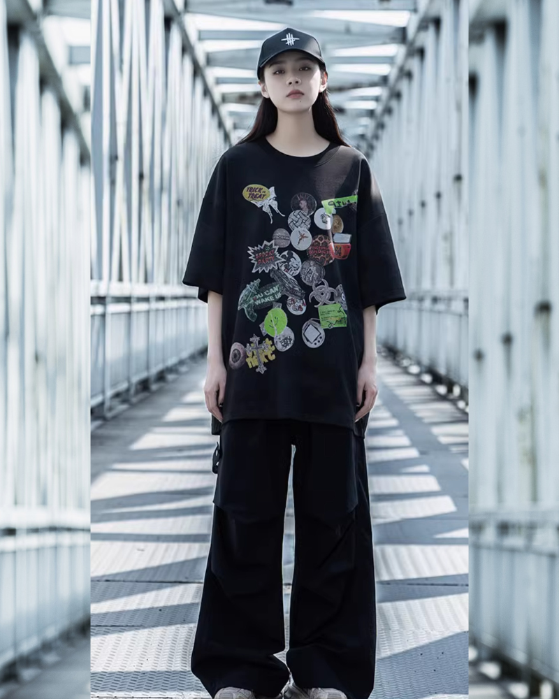 City Vibes Graffiti Tee - graphic t-shirt - Urban Style Graffiti Graphic T-Shirt