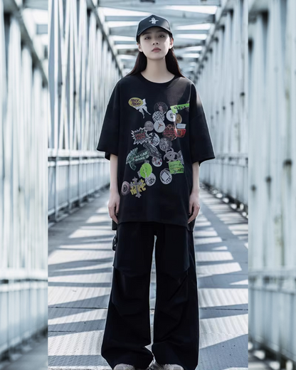 City Vibes Graffiti Tee - graphic t-shirt - Urban Style Graffiti Graphic T-Shirt