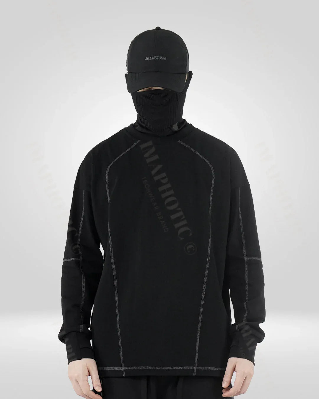 Classic Black Cotton Sweatshirt -  comfortable sweatshirt - Classic Black Cotton Sweatshirt for Men