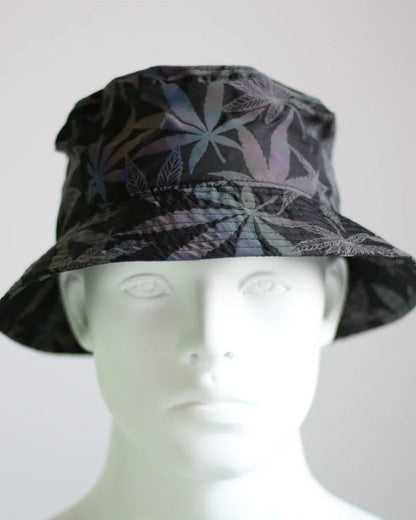 Colorful Reflective Rainbow Bucket -  day and night wear - Rainbow Reflective Bucket Hat for Stylish Looks