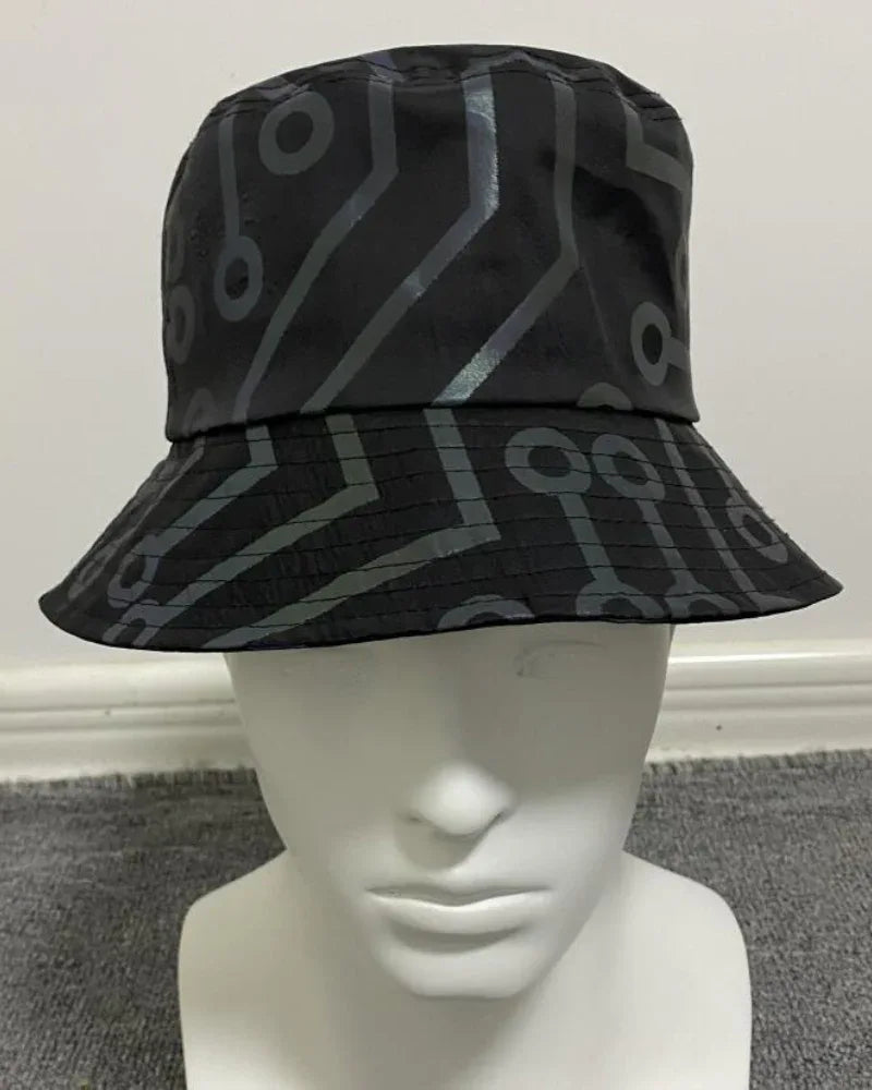 Colorful Reflective Rainbow Bucket -  reflective - Rainbow Reflective Bucket Hat for Stylish Looks