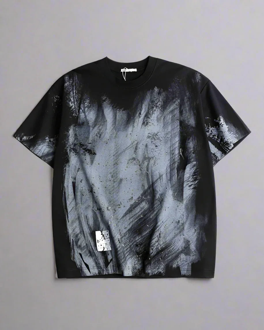 Colorful Tie-Dye Graphic T-Shirt -  premium cotton t-shirt - Colorful Tie-Dye Graphic T-Shirt for Everyday Style