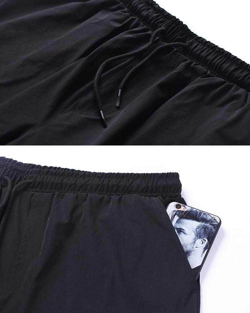 Cool Comfort Ankle Tech Pants -  breathable techwear - Lightweight Ice Silk Ankle Tech Pants for Summer