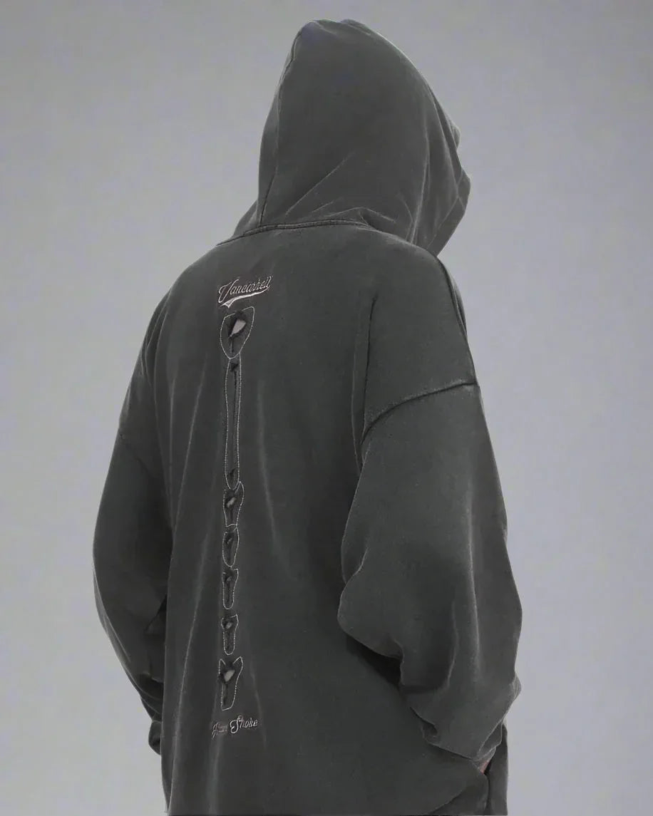 Cool Skeleton Cutout Hoodie - skeleton hoodie - Stylish Hollow Out Skeleton Hoodie for Unique Looks