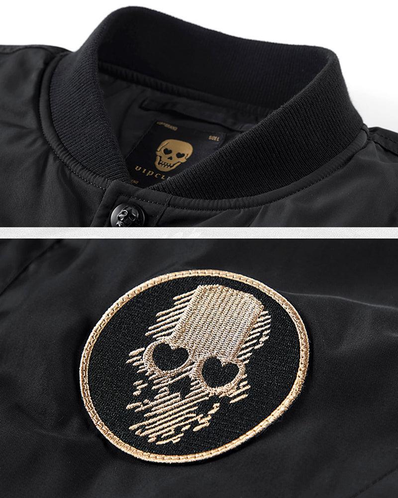 Cool Skull Bomber Jacket -  techwear - Skull Bomber Jacket for Techwear Style