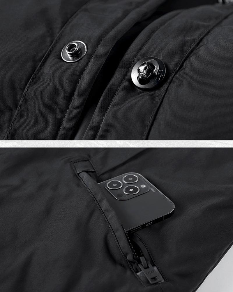 Cool Skull Bomber Jacket -  winter skull jacket - Skull Bomber Jacket for Techwear Style