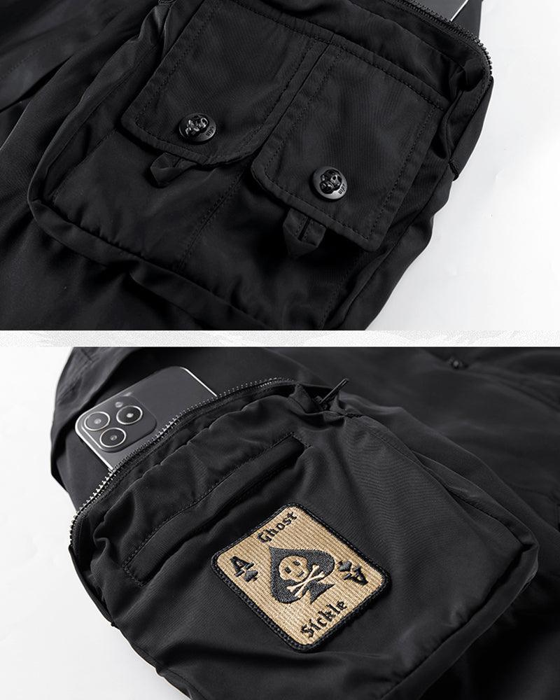Cool Skull Bomber Jacket -  winter wear - Skull Bomber Jacket for Techwear Style
