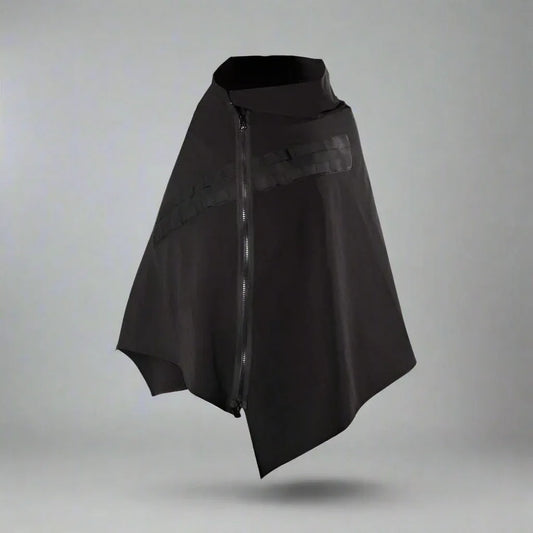 Cosmic Noir Samurai Cape - edgy style clothing - Cosmic Noir Samurai Cape for Edgy Style