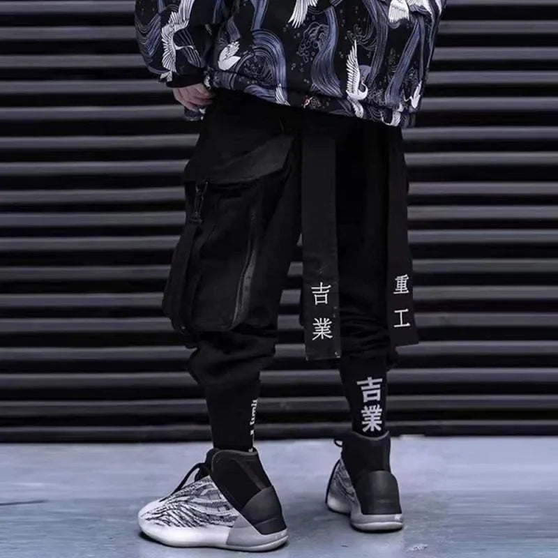 Covert Black Cargo Pants -  black pants - Urban Black Cargo Pants for Comfort and Style