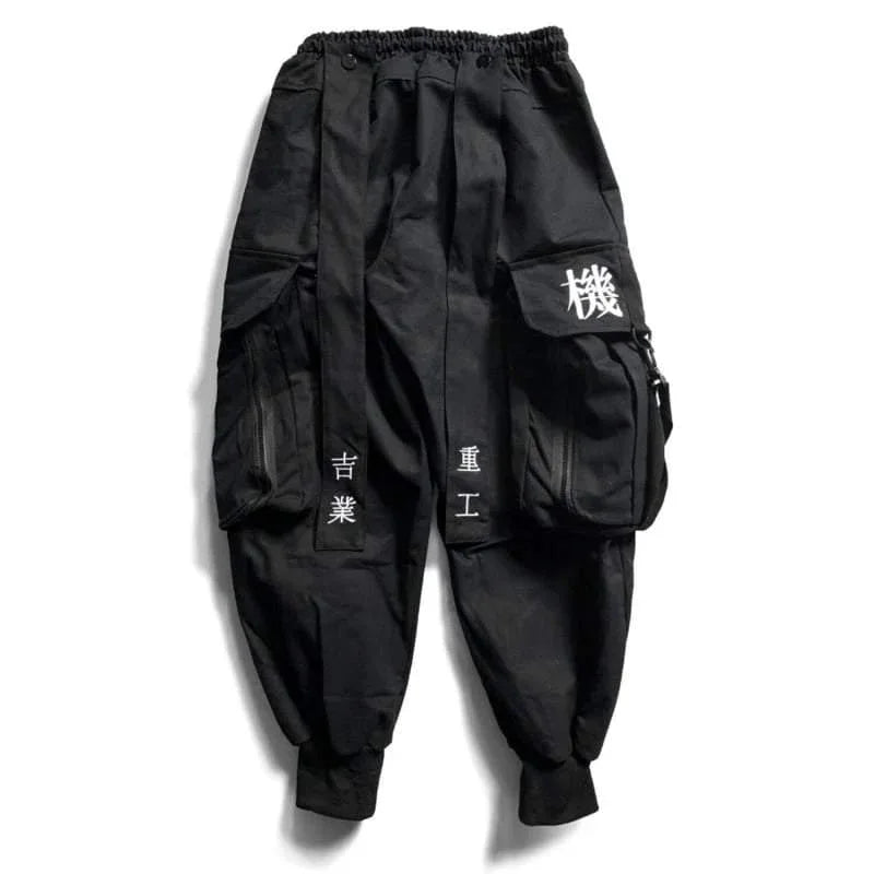 Covert Black Cargo Pants -  cotton blend pants - Urban Black Cargo Pants for Comfort and Style