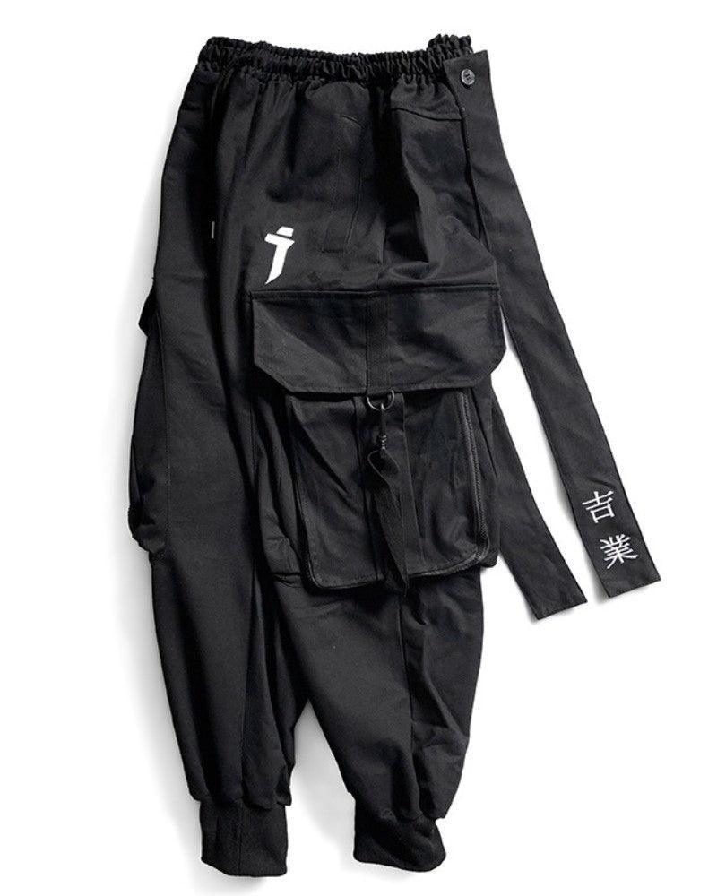 Covert Black Cargo Pants -  ergonomic design pants - Urban Black Cargo Pants for Comfort and Style