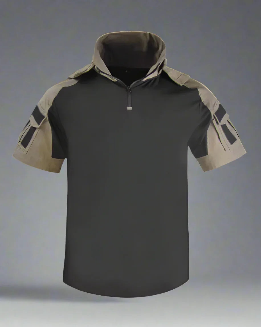 Covert Camo Tactical Tee - military aesthetic t-shirt - Tactical Camo Tee for Outdoor Adventures