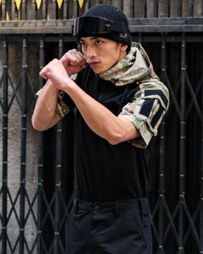 Covert Camo Tactical Tee -  versatile camo shirt - Tactical Camo Tee for Outdoor Adventures