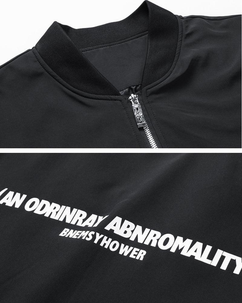 Covert City Bomber Jacket -  comfortable techwear - Covert City Black Bomber Jacket for Urban Style