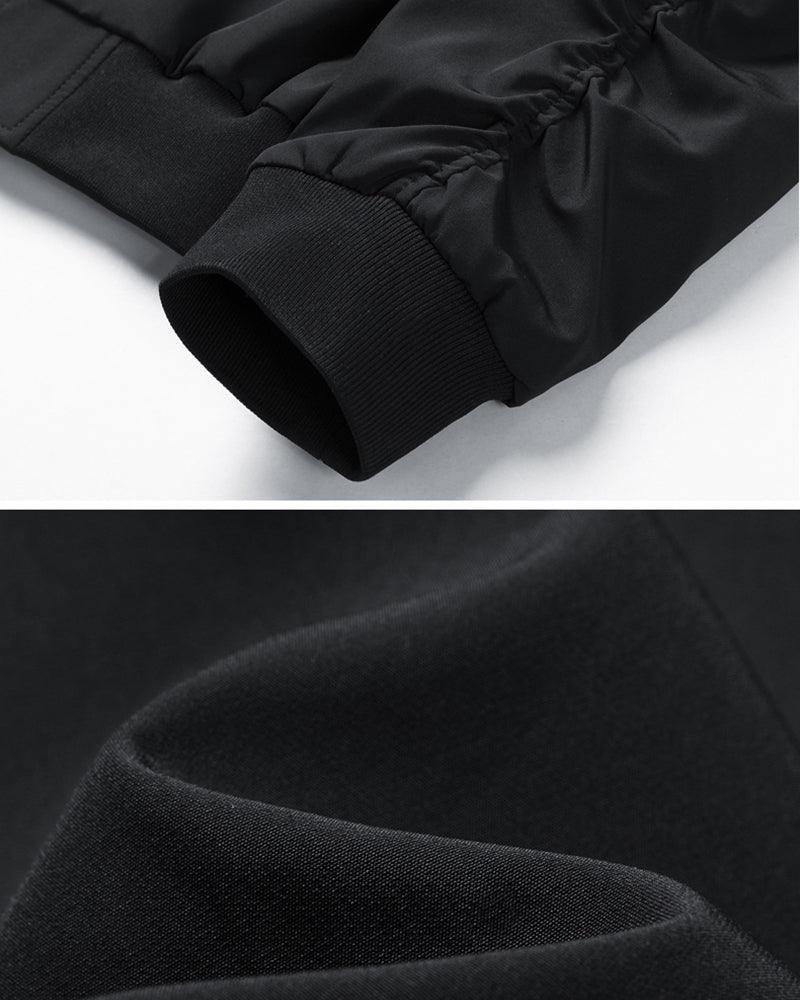 Covert City Bomber Jacket -  techwear - Covert City Black Bomber Jacket for Urban Style