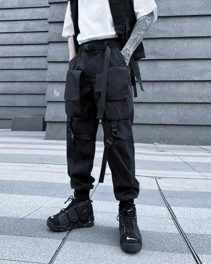Covert Tactical Cargo Trousers -  black trousers - Functional Covert Tactical Cargo Trousers