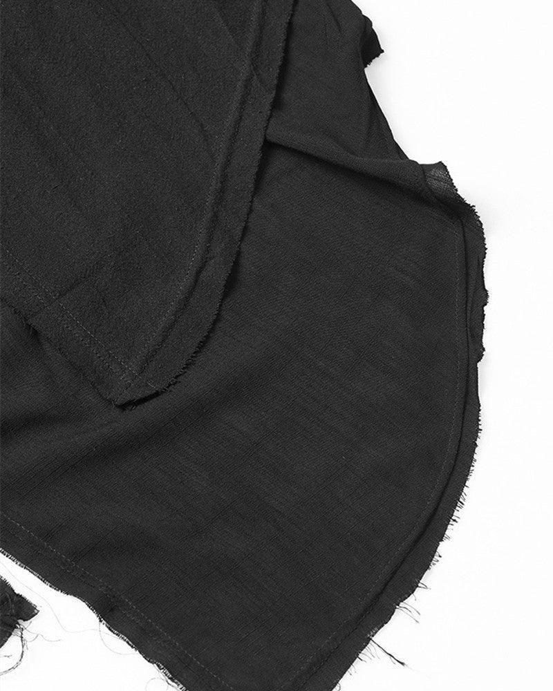 Covert Tech Ninja Cloak -  techwear - Futuristic Black Techwear Ninja Cloak for Urban Style