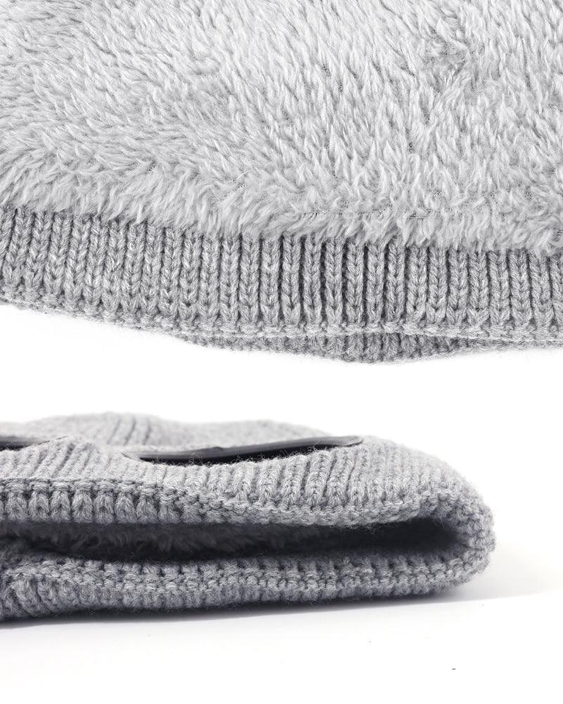 Cozy Aviator Beanie with Goggles -  urban style - Cozy Aviator Beanie with Goggles for All